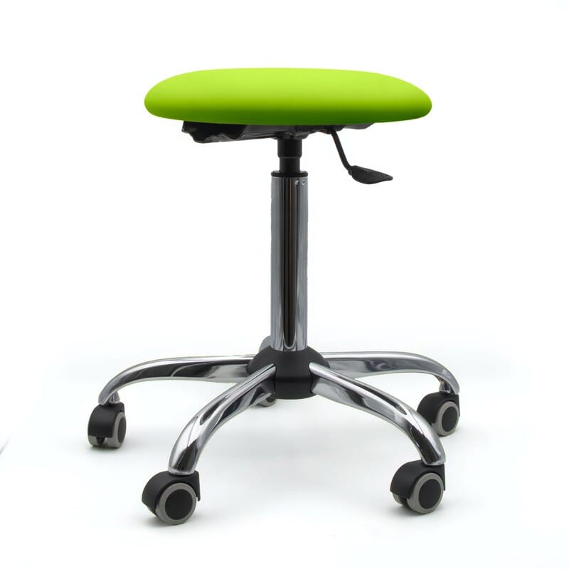 Tabouret sur roulettes piètement chromé - Kinova Pro 2