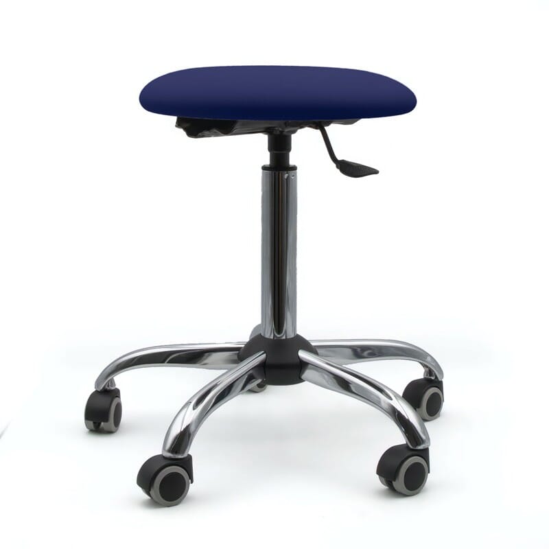 Tabouret sur roulettes piètement chromé - Kinova Pro 5