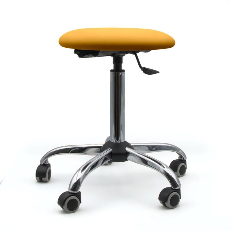 Tabouret sur roulettes piètement chromé - Kinova Pro 12