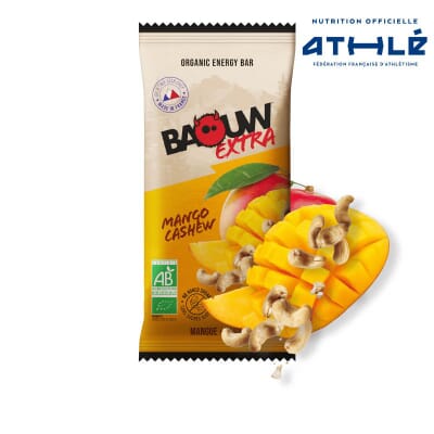 Barre énergétique Extra Mangue Cajou Bio - BAOUW