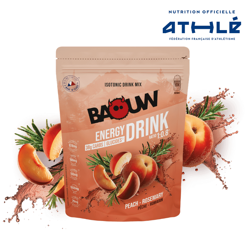 Energy Drink Pêche Romarin - Baouw