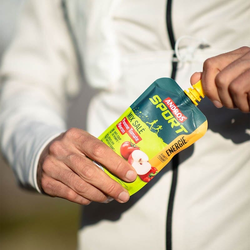 Gourde Mix Salé Pomme Tomate Poivron - Andros Sport 2