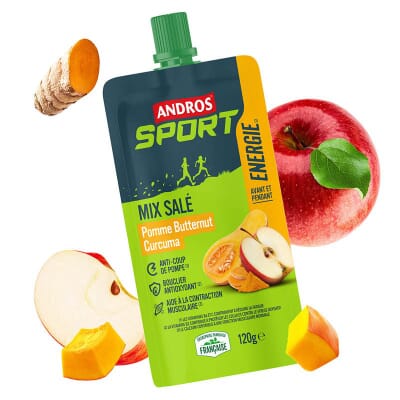 Gourde Mix Salé Pomme Butternut Curcuma - Andros Sport