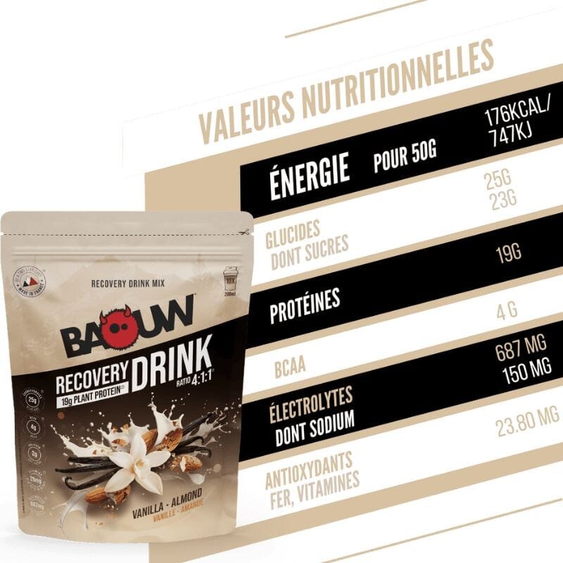 Recovery Drink Vanille Amande - Baouw 6