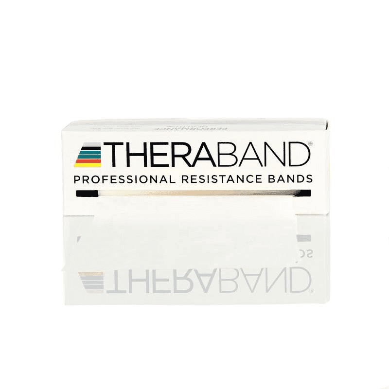 Bande élastique de résistance avec latex en rouleau - Theraband - 5,5 m 5