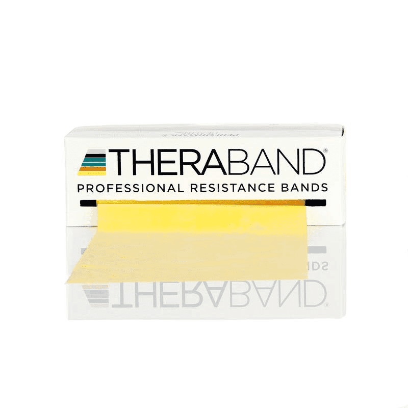 Bande élastique de résistance avec latex en rouleau - Theraband - 5,5 m 7
