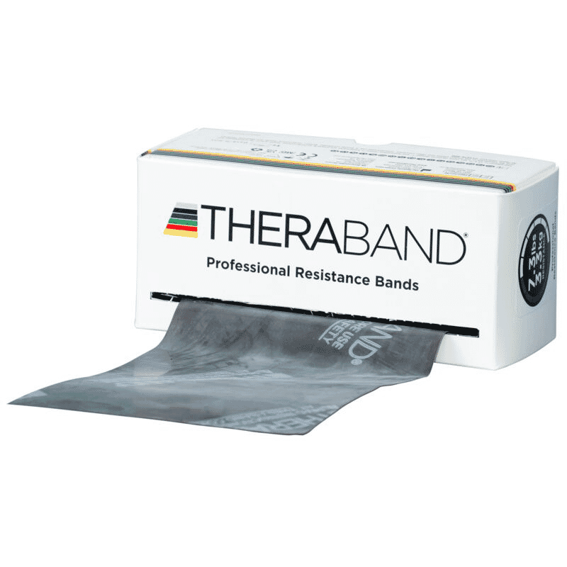 Bande élastique de résistance avec latex en rouleau - Theraband - 5,5 m 10
