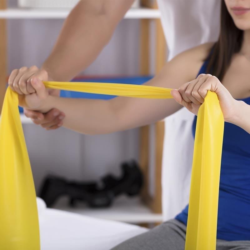 Bande élastique Theraband avec pochette de transport - 2,5 m 12