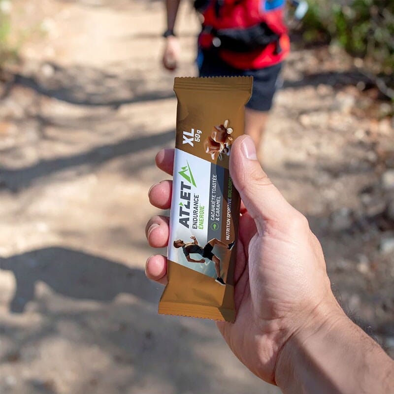 Barre énergétique Bio cacahuète toastée & caramel ATLET 2