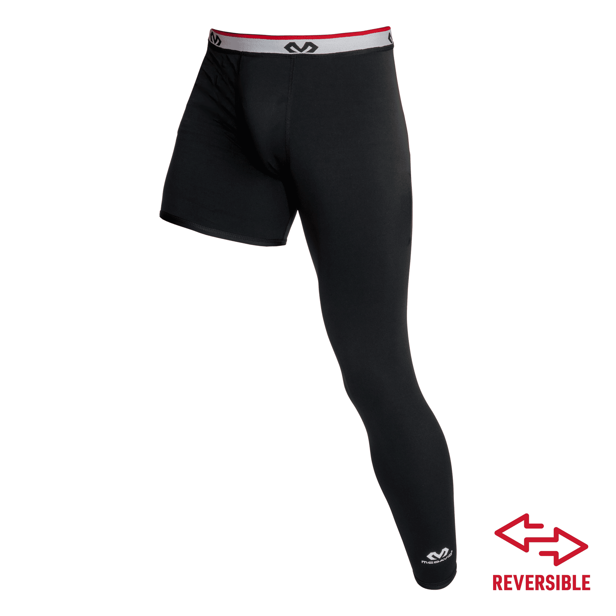 Pantalon 3/4 de compression réversible pour une jambe -10700R McDavid 4