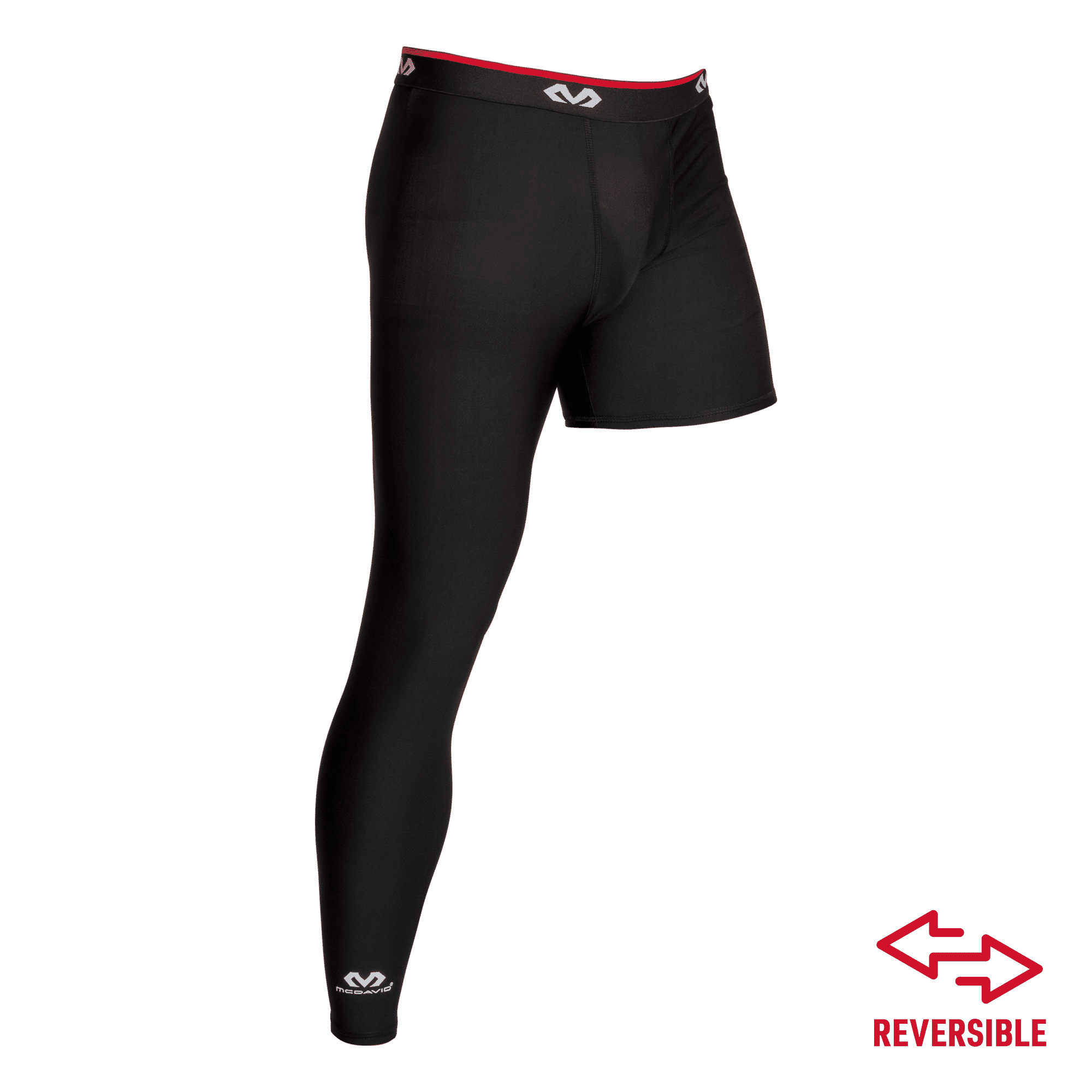 Pantalon 3/4 de compression réversible pour une jambe -10700R McDavid 6