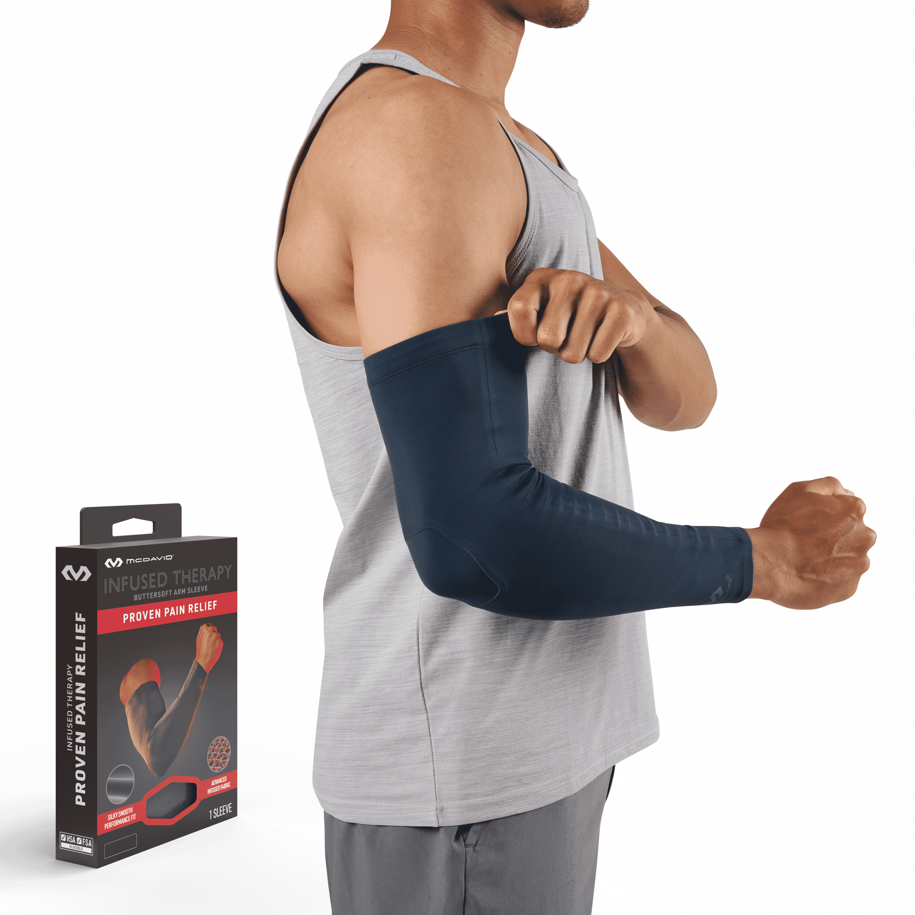 Manchons de Récupération & Circulation McDavid Infused Therapy 6