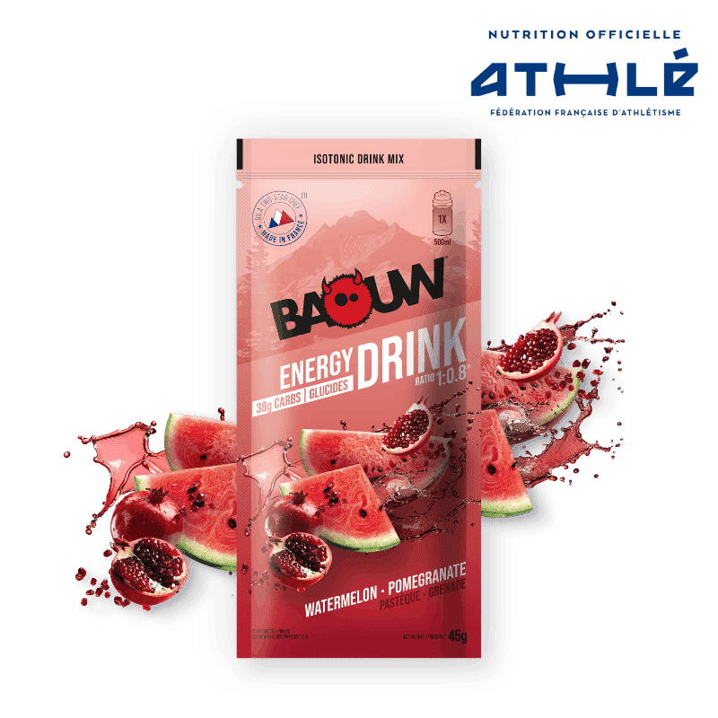 Energy Drink Pasteque Grenade 45g - Baouw x12