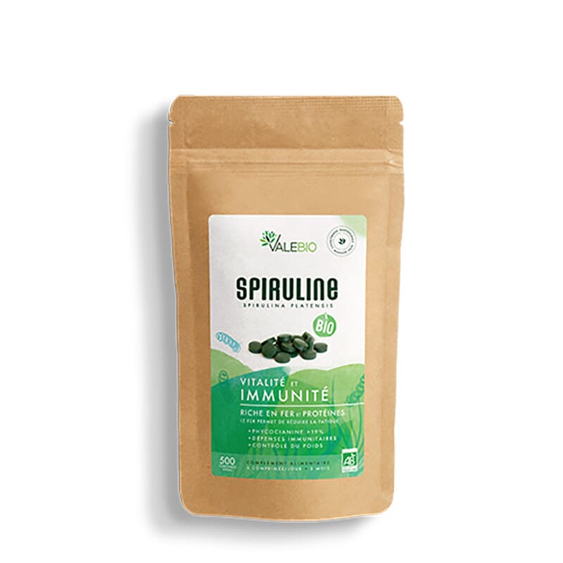 Spiruline Bio en Comprimé - Sachet de 50 / 120 / 250g