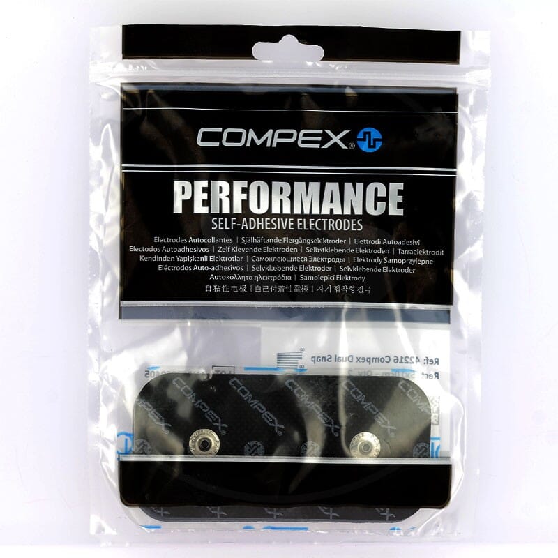 Electrodes Rectangulaire Performance 2 Snap - COMPEX 3